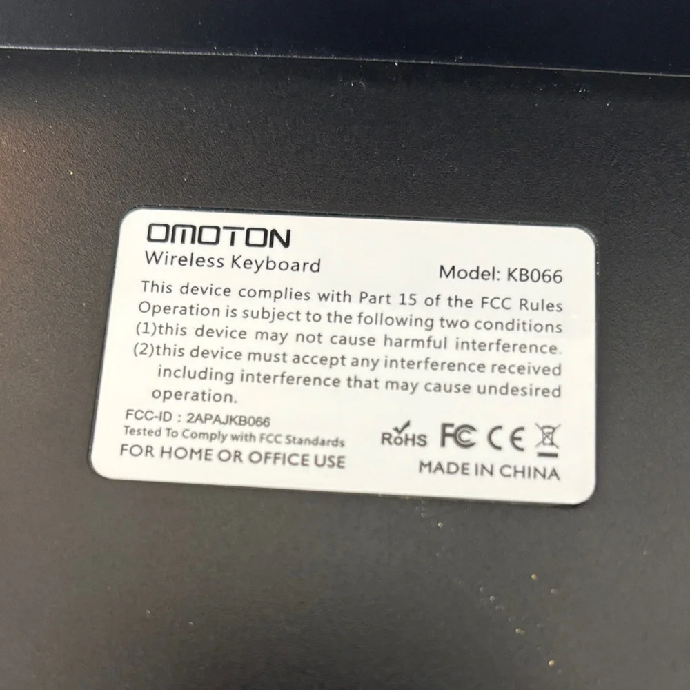 Bluetooth Black Keyboard